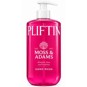 Рідке мило для рук Moss & Adams Uplifting Rhubarb, Rose & Gardenia, 400 мл